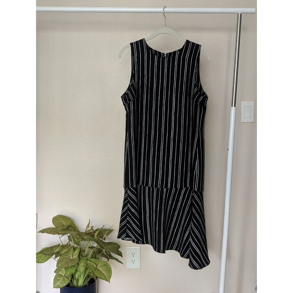 Striped Assymetrical Dress
